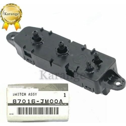 New Power Seat Control Switch Adjuster Push Button Replaces Assembly 87016-JM00A 87016JM00A for Nissan 13-16 Altima 08-13 Rogue