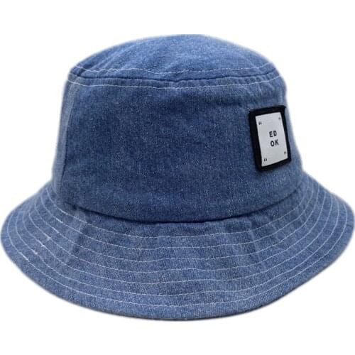 Personalized Cowboy Hat For Children Custom Folding Embroidered Print Four Seasons Outdoor Bucket Cap Kids MOQ50