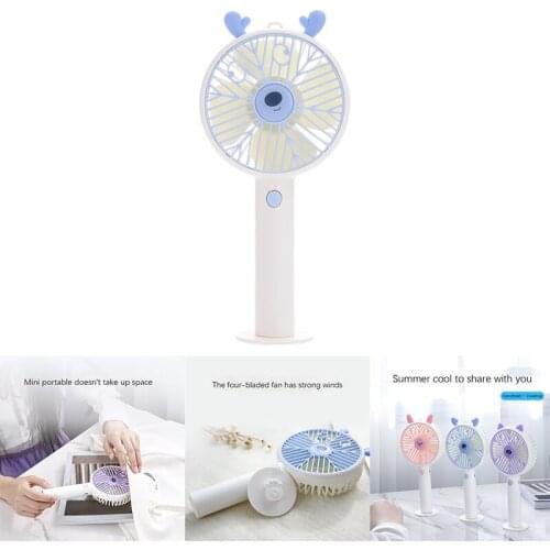 Mini Personal Handheld Fan Portable Pocket Fan 1200Mah Working 3-4 Hours for Travel, Office, Outdoor Sports in Summer