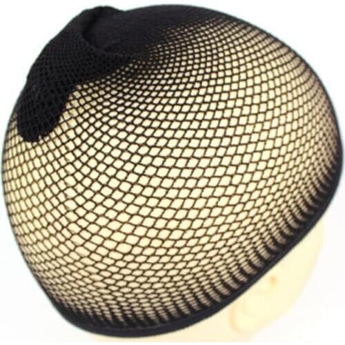 Wig Caps for Making Wigs Full Lace Wig Weaving Cap Mesh Base Machine Made Stretchy Net Medium with Adjustable Strap Black beige