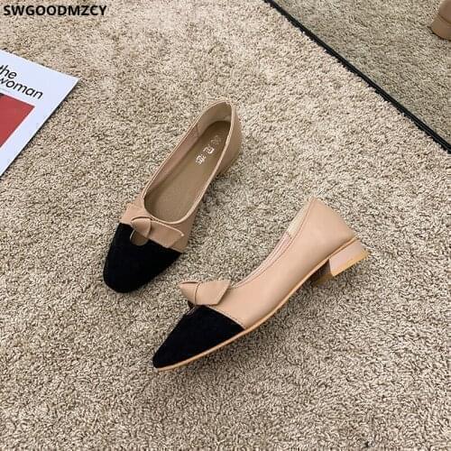 Butterfly Knot Shoes for Women 2021 High Heels Wedding Shoes for Women Bride Pumps Women Shoes Chunky Heels Office 2021 Zapatos