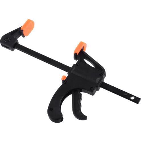 4 inch Quick Woodworking Clip Clamp Wooden Board Tool F Shaped Release Speed Squeeze Work Bar Fixing Clamp Spreader Gadget Tool