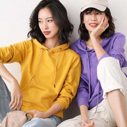 Women Plus Size Hoodie Women Cotton Hoodie Loose Tops Hooded Hoodie ROM80321