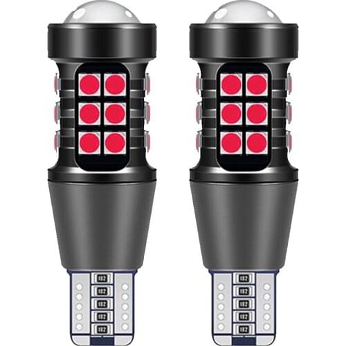 2X W16W LED Canbus T15 P21W W21W 7440 3156 LED Backup Reverse Light For Ford Focus Mondeo Fiesta Fusion Ranger Kuga Turn Signals