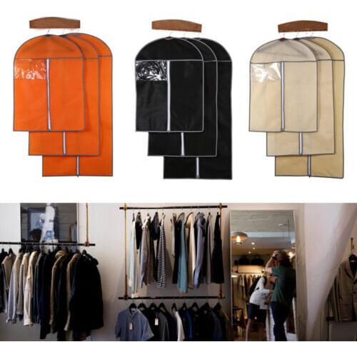 Home Storage Cover Protector Bag for Garment Suit Dress Clothes Coat Jacket Travel Clothing Covers Non-woven Clothes