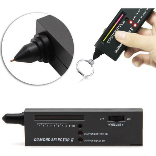 1PC Black Digital Accuracy Diamond Tester Selector Gemstone Detector Jewelry Testing Tool Jewelry Accessories