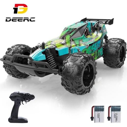 DEERC 1:22 Remote Control Car Toy High Speed Racing Car 2.4GHZ Off Road Trucks Electric Stunt RC Car Boys Girls Gift 9610-1E