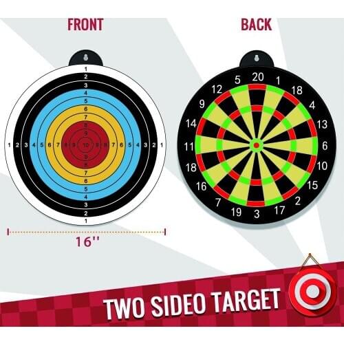 Double Magnetic Dart Board 6pcs Magnetic Dart Excellent Indoor Game and Party Games Magnetic Dart Board Toys for Kids and adult