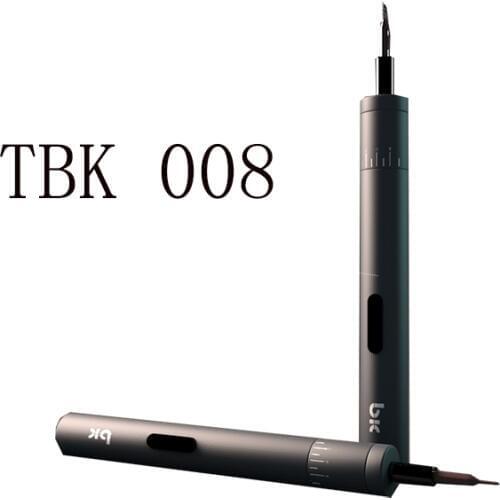 TBK BK008 Best quality Electric screwdriver Adjustable torsion class Urgent stop Dismantling Charge bolt driver tools DHL