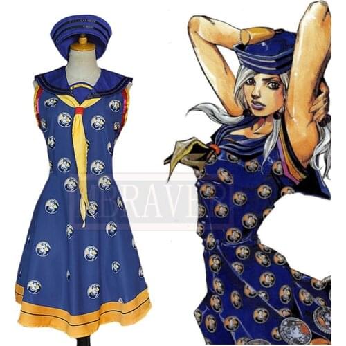 JoJos Bizarre Adventure Yasuho Hirose Cosplay Costume Christmas Style Womens Halloween Custom-made Any Size