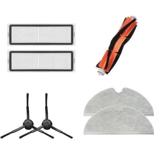 Model : For Xiaomi Mi Mop 2 Pro+ / STYTJ02ZHM Mi Robot Vacuum Mop Cleaner Sweeper, Main Side Brush Filter Rag Wheel