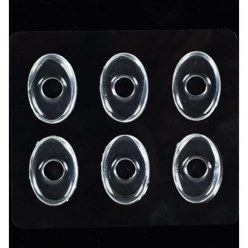 6pcs/lot Soft Gel Toes Corn Cushions Instant Shoe Back Round Pads Relief Foot Bunion Pain Bunion Guard Insoles Foot Care Tools