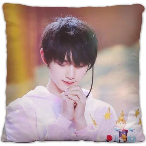 Times Youth League TNT Ding Chengxin Pillowcase Star Photo Poster Cushion Cover Surrounding Souvenir Throw Pillow Cover Cheer