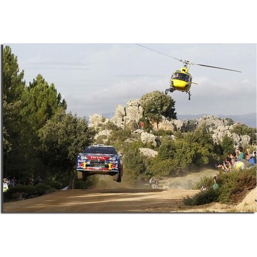 Citroen Racing Rally Poster Wall Art Picture For Living Room Vehicle Canvas Painting Home Decor