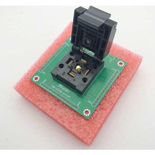 Clamshell QFN56/DIP56 Size 7*7mm Pitch 0.4mm IC Burning seat Adapter testing seat Test Socket test bench