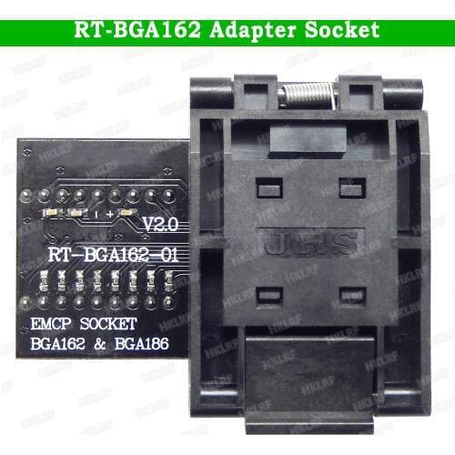 RT-BGA162-01 EMMC Seat EMCP162 EMCP186 Adapter Socket For RT809H USB Programmer