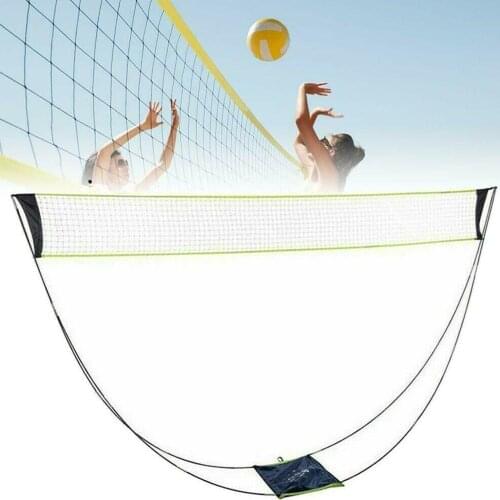 Badminton net rack Portable folding movable tennis indoor and outdoor badminton net rack