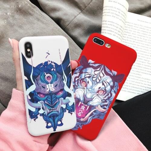 Mythical Beast Phone Case For iPhone 12 11 Pro MAX X XR XS MAX 6s 7 8 Plus SE 2020 Fashion Ghost Silicone Back Cover Funda Shell