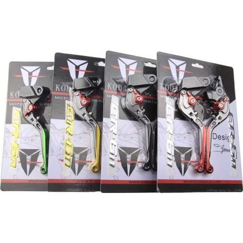 KODASKIN Folding Extendable Brake Clutch Levers Fit For motor ER-6N 2009-2016