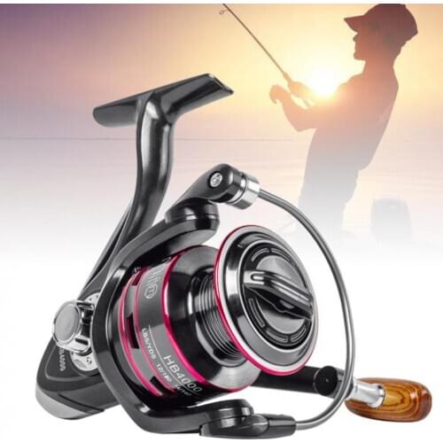 500-7000 Series Spinning Fishing Reel 5.2:1 12BB 8KG Drag Rock Lure Sea Carp Fishing Wheel