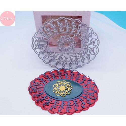 Mandala Stencil Metal Cutting Die DIY Scrapbooking Embossing Folder for Card Making Craft background Stamp and Slimline Dies2020