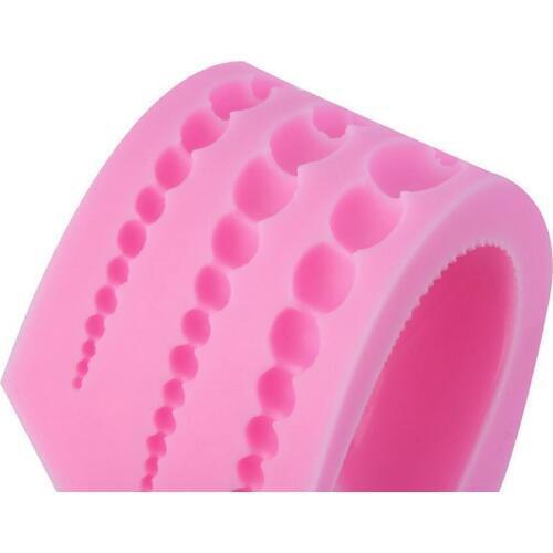 1Pcs Pearls Shaped Silicone Mold Cake Decoration Fondant Cake 3D Mold Food Grade