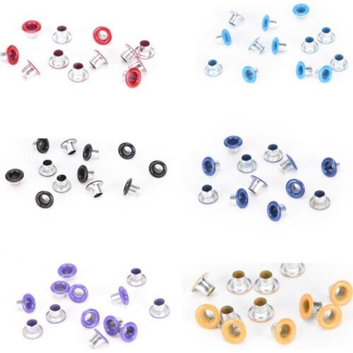 100pcs Scrapbook Eyelet Metal eyelets For Scrapbooking DIY embelishment for homework clothes garment eyelets