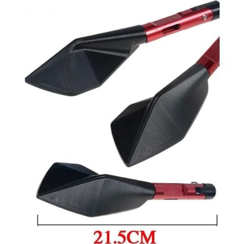 2pcs CNC ALUMINUM custom motorcycle rearview Side mirrors 8mm 10mm For KAWASAKI z750 NINJA250 HONDA R1 R6 FZ6 SUZUKI YAMAHA