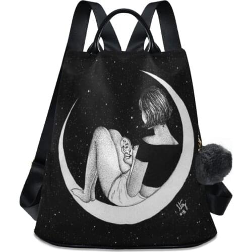 2020 New School Bags for Teenage Girls print Women Backpack Book bag Big High School bag Durable Travel bags Mochilas Escolar