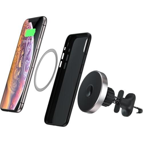 2020 shockproof mobile phone holder stand fast charging 15w wireless car charger for IPhone 12/12 pro/12 pro max/12 mini