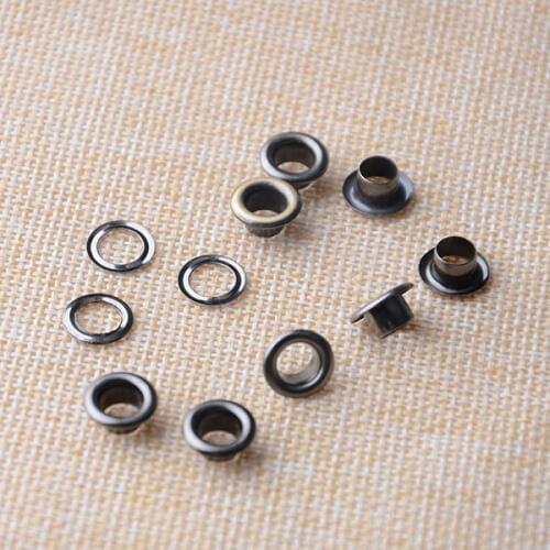 5mm x1000PCS Gunmetal Hole metal Eyelets 5mm / Grommet / Eyelet