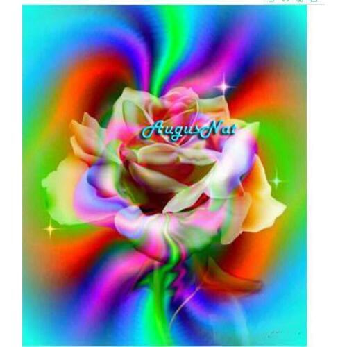 Flower diamond painting full square floral rose wall art wedding decor crystal rhinestone painting diamond dotz kits needleworks