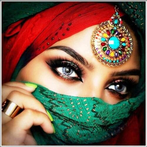 Daimond Paiting Afrikaans Vrouw Anime 5D DIY Diamond Painting Kit Completo Full Drill Diamant Cross Stitch For Living Room