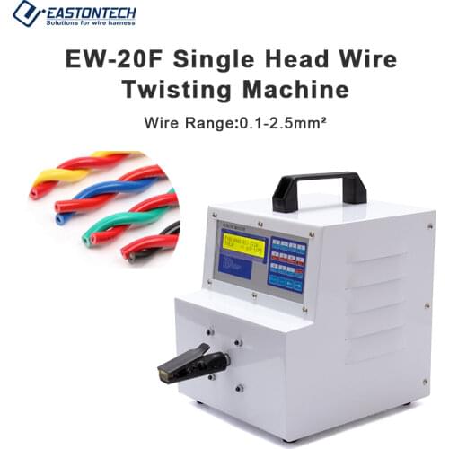 EW-20F digital automatic cable twist tie machine wire tying binding machine