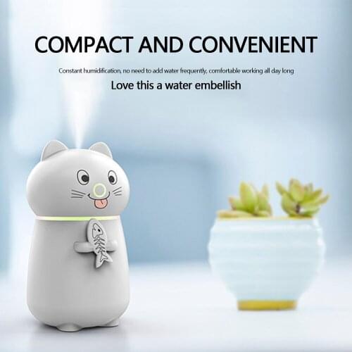 Home cute humidifier USB desk Animal cat water meter air atomizer home office air purifier Cartoons pet usb humidifier