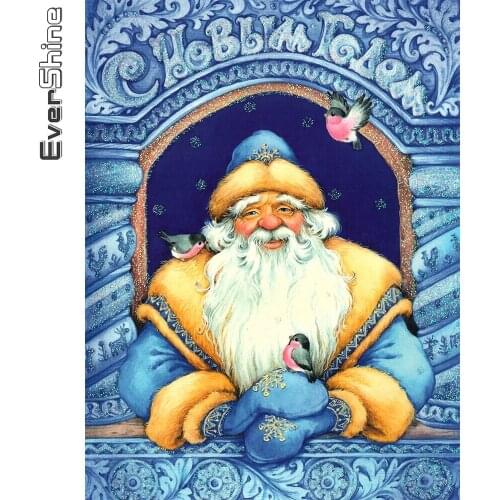 Evershine Diamond Painting Santa Claus New Arrival Diamond Embroidery Winter Cross Stitch Mosaic 5D DIY Christmas Handmade Gift