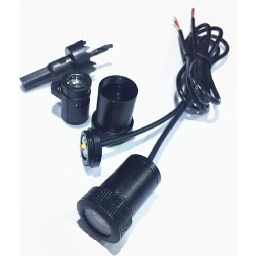 Haoyuehao 2pc LED Car Door Reception Laser Shadow Projector Standard Light 12V