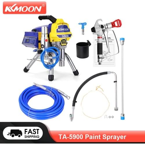 KKMOON TA-5900 Paint Spray Gun Professional High-pressure Airless Spraying Machine Electric Internal-feed Painting Sprayer Tool