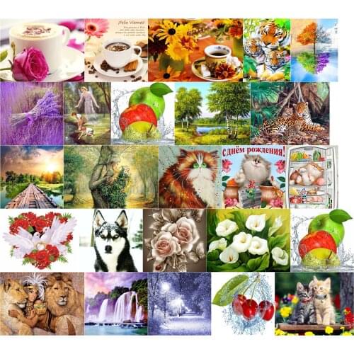 A1540 Road Sunset Pier Needlework,For Embroidery,DIY 14CT Unprinted Arts Cross stitch kits Set Cross-Stitching Home Decor