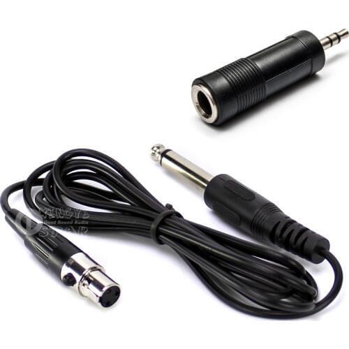 TA3F Mini XLR 3 Pin to 6.35mm 1/4" Male 3.5mm Jack Headphone Audio Cable Headset Line For AKG K271 K240 Headworn Earphone Wire