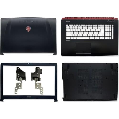 NEW For MSI GE72 GE72VR MS-1791 MS-1792 2QD Apache PRO Laptop LCD Back Cover/Front Bezel/Palmrest/Hinges Cover/Bottom Case Black