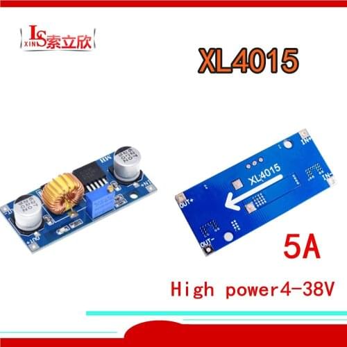 2PCS/LOT XL4015 5A DC to DC CC CV Lithium Battery Step down Charging Board Led Power Converter Lithium Charger Step Down Module