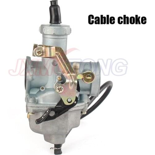 PZ27 27mm Carburetor Carb motorcycle pump accelerator Carburettor CG XL 125 150 175 cable choke