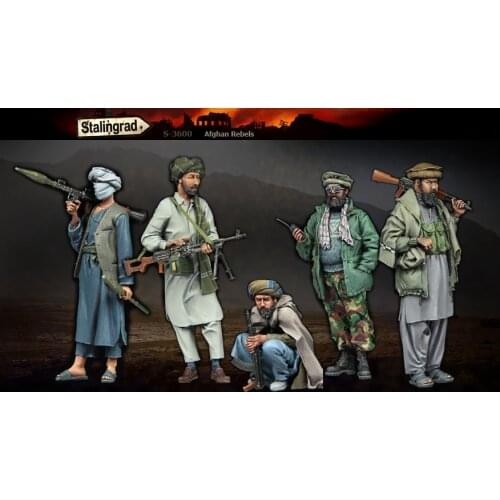 Modern resin soldiers Five terrorists 1:35