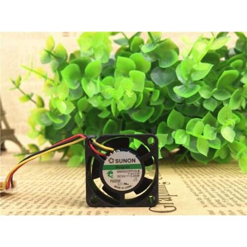 SUNON GM0502PFV2-8 2510 25x25x10mm 2.5cm DC 5V 0.4W 3 Lines Small Maglev Cooling Fan