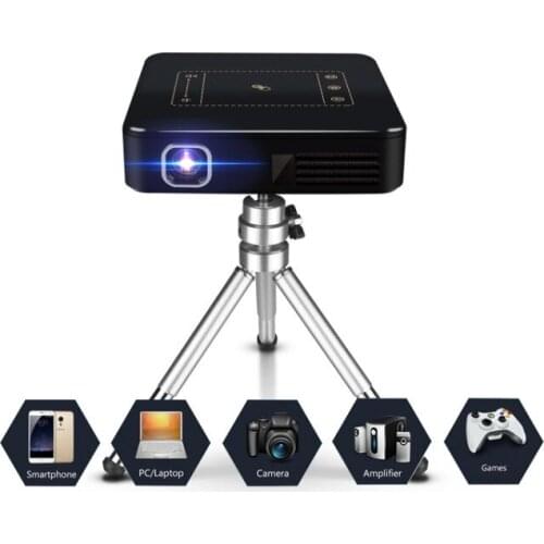 Touch Screen Smart Handheld Digital 4K HD Video Android DLP Mini LED Projector