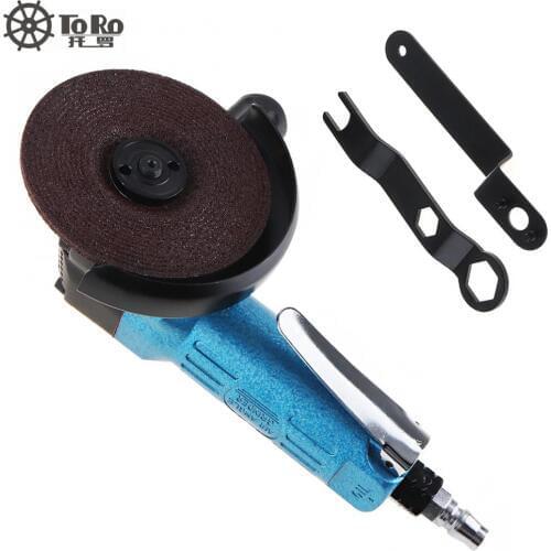 TR-6040 Mini High Speed 4 Inch Powerful Pneumatic Air Angle Grinder Polisher for Machine Polished Grinding Cutting Tools