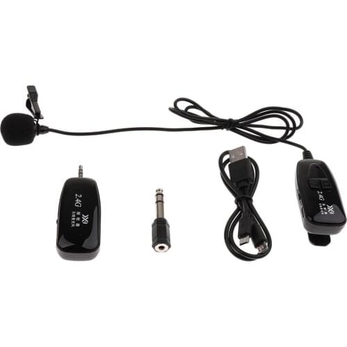 Set Of Universal Lavalier Mic USB Clip-on Microphone For Wireless System