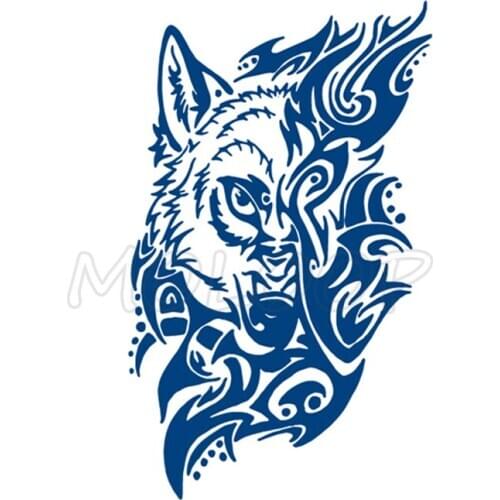 Juice Tattoo Sticker Wolf Animal Flower Waterproof Temporary Makeup Fake Tatoo Body Art for Women Men Lasting To 5 -15 Days