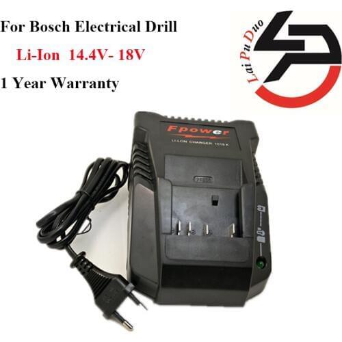 1018K Li-ion Battery Charger For Bosch Electrical Drill AL1820CV 14.4V- 18V Li-ion Battery BAT618 BAT618G BAT609 2607336236